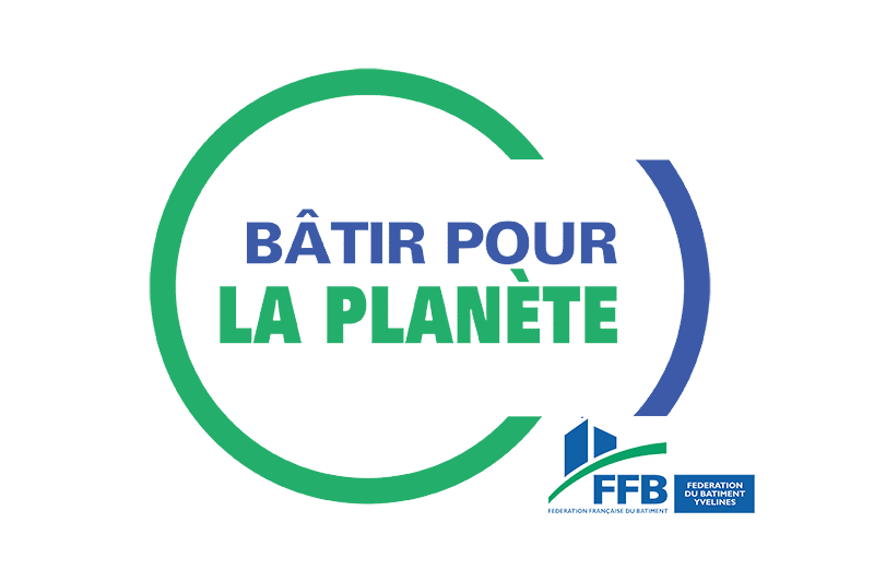 Logo "Bâtir pour la planète"